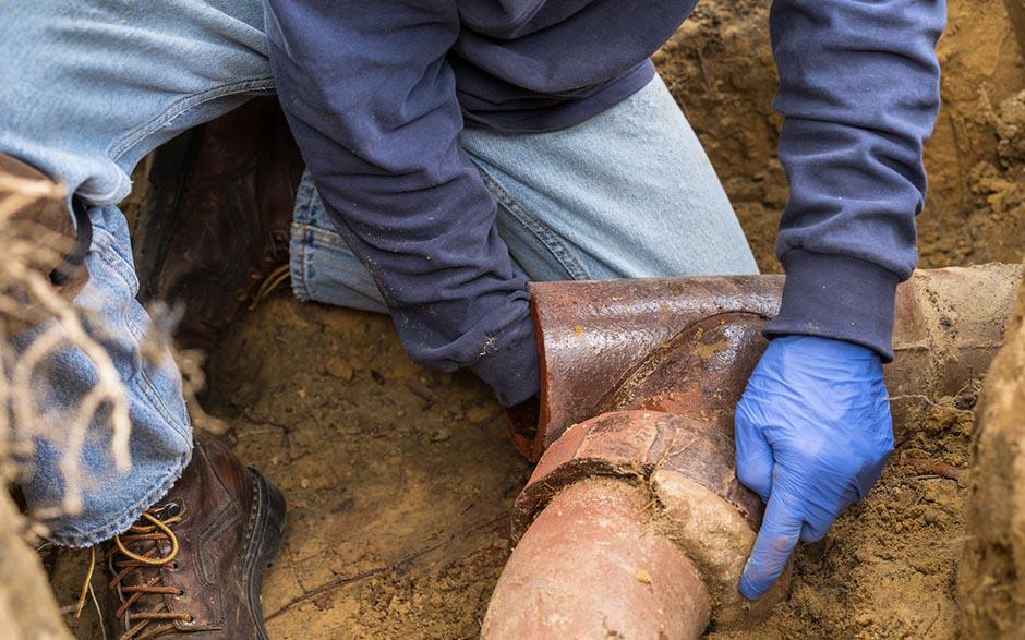 canalisation assainissement Le Plessis-Bouchard